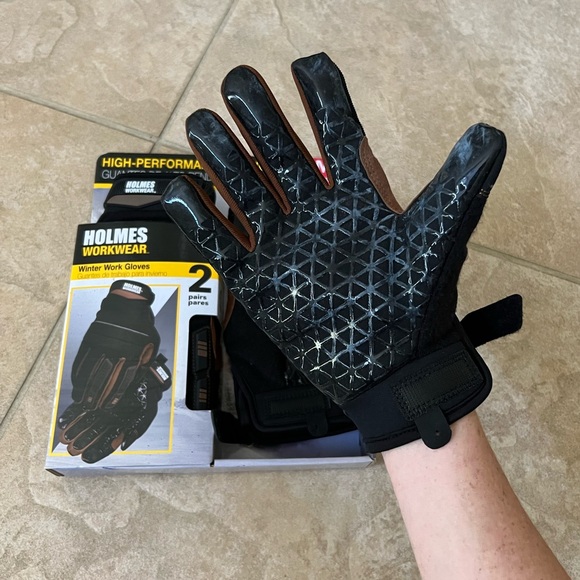 🆕 Holmes Workwear High Performance Winter Work Gloves 3m Thinsulate size Medium - Picture 5 of 7